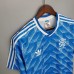 Netherlands 1988 Away Blue Soccer Jersey